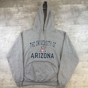 Champion University of Arizona Wildcats Hoodie Heather Gray Mens Large L